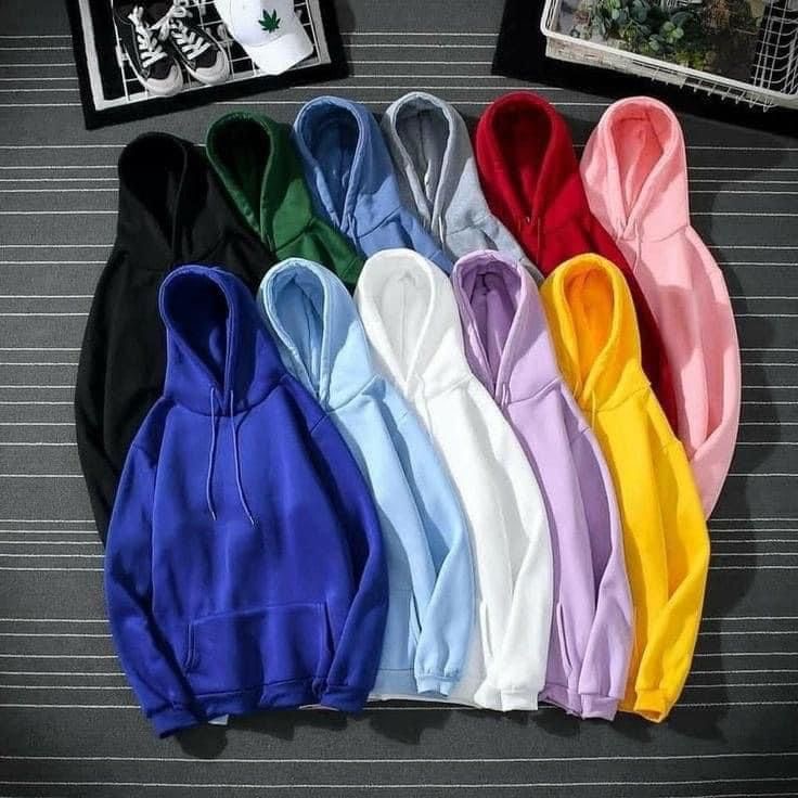Hoodies unis — Couleurs variées